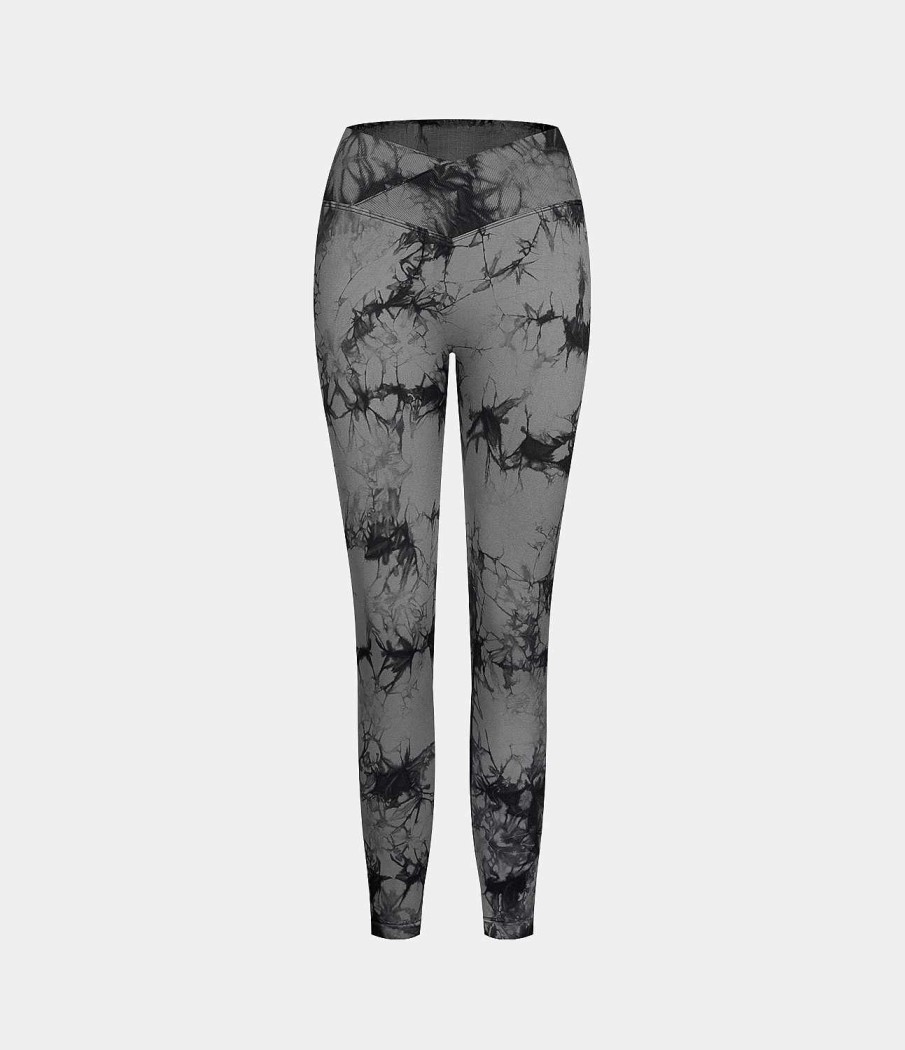 Leggings HALARA | Nahtlose Flow-Yoga-Leggings Mit Hoher Taille Und Geruschtem Farbverlauf