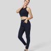 Denim HALARA | Halaramagic Lassige 7/8-Leggings Aus Dehnbarem Strickdenim Mit Hoher Taille Und Seitentaschen