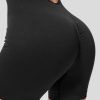 Kleidung HALARA Jumpsuits | Nahtloser, Fliesender, Verstellbarer Trager, Ruckenfrei, Uberkreuzt, Geruscht, Schlichter Yoga-Overall