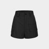 Shorts Und Biker HALARA | Lassige Cargo-Shorts Mit Hoher Taille, Gurtel, Knopf Und Reisverschluss, Pattentasche, 10,2 Cm