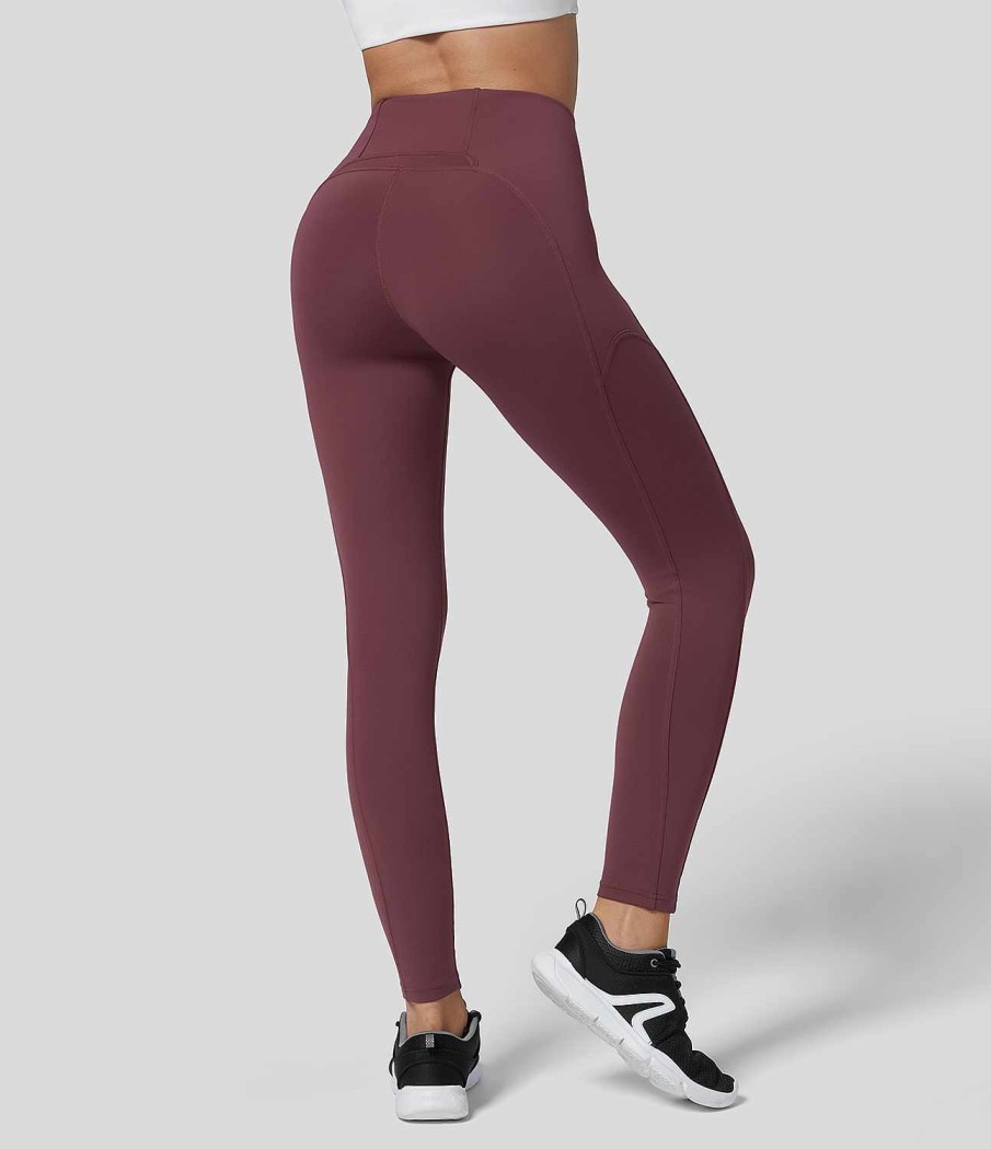 Kleidung HALARA Leggings | Ultrasculpt Hoch Taillierte Yoga-7/8-Leggings Zum Anziehen