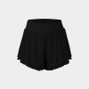 Kleidung HALARA Shorts Und Bikerhosen | 2-In-1-Freizeitshorts Mit Hohem Bund Und Ruschensaum