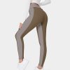 Leggings HALARA | Cloudful Fabric 3.0 Mid Rise Crossover Farbblock-7/8-Yoga-Leggings Mit Tasche Am Bund Hinten