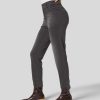 Leggings HALARA | Halaramagic Lassige Jeans Aus Gewaschenem, Dehnbarem Strick Mit Hoher Taille Und Knopf- Und Reisverschluss, Mehreren Taschen Und Geradem Bein