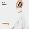 Jogginghosen Und Hosen HALARA | Breezeful Hoch Taillierte, Schnell Trocknende 2-In-1-Freizeithose Im Palazzo-Stil Mit Weitem Bein Und Tasche Im Palazzo-Stil