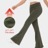 Leggings HALARA | 3D-Fleece-Crossover-Yoga-Leggings Mit Hoher Taille Und Gesastasche, Super-Flare-Fleece-Yoga-Leggings