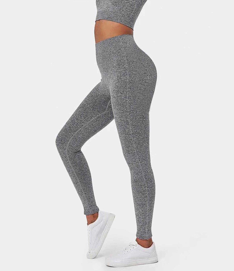 Leggings HALARA | Nahtlose Flow-7/8-Leggings Mit Hoher Taille Und Bauchkontrolle