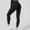 Kleidung HALARA Leggings | Lassige 7/8-Leggings Mit Mittlerer Leibhohe Und V-Formigem Bund Aus Cloudful -Stoff Mit Verstellbarer Schnalle