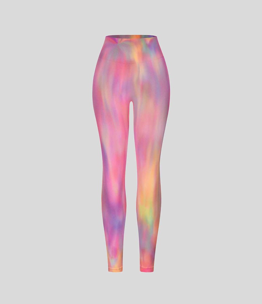 Leggings HALARA | Nahtlose Flow-Yoga-Leggings Mit Hoher Taille, Gefarbt