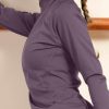 Oberteile HALARA | Solides Sport-Sweatshirt Mit Rollkragen Und Halbem Reisverschluss Zum Abnehmen