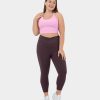 Plus + Kurve HALARA | Cloudful Fabric 3.0 Yoga-Capri-Leggings Mit Hoher Taille Und Uberkreuzten Seitentaschen In Ubergrose