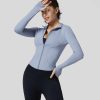 Oberteile HALARA | Yoga-Jacke Mit Reisverschluss Und Daumenloch