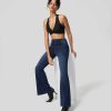 Denim HALARA | Halaramagic Arbeits-Leggings Mit Hoher Taille Und Mehreren Taschen, Dehnbarem Strick-Denim, Ausgestellte Leggings In Voller Lange