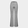 Leggings HALARA | Hoch Taillierte Crossover Vintage Plaid Casual Super Flare Hose