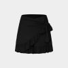 Shorts Und Biker HALARA | Fliesende, Lassige Shorts Mit Hohem Bund Und Seitlichem Ruschensaum, 8,9 Cm (8,9 Cm)