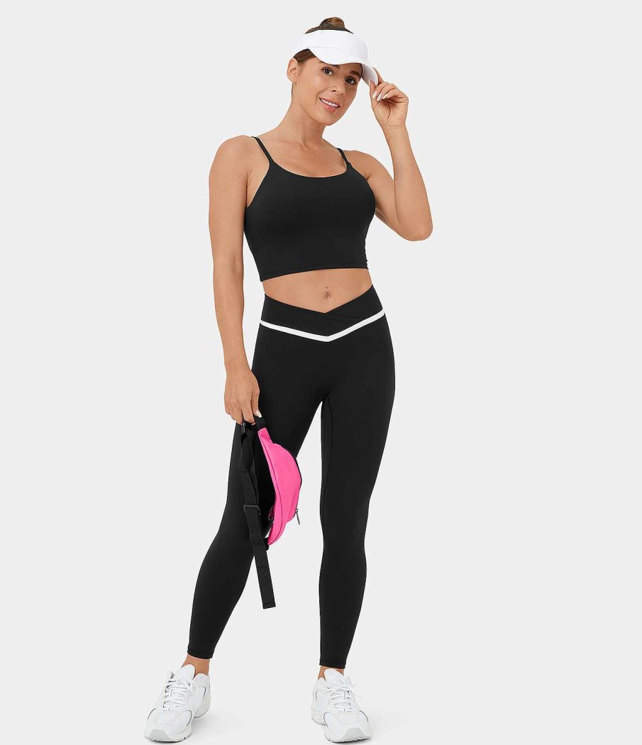 Leggings HALARA | Cloudful Fabric 3.0 Yoga-Leggings Mit Hoher Taille Und Crossover-Farbblock