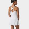 Kleider HALARA | Everyday Cloudful Air-Gewebe, Ruckenfrei, Racerback, Ausgeschnittene Seitentasche, Cooles Touch-Pickleball-Kleid Glee Air