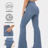 Denim HALARA | Halaramagic Lassige Super-Flare-Jeans Mit Hoher Taille Und Uberkreuzten Taschen Und Cool-Touch-Waschung Aus Dehnbarem Strick