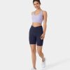 Shorts Und Biker HALARA | Yoga-Shorts Aus Cloudful -Stoff Mit Crossover-Seitentaschen, 7 Zoll