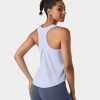 Kleidung HALARA Tanktops Und Camis | Solides Racerback-High-Low-Workout-Tanktop