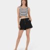 Kleidung HALARA Shorts Und Bikerhosen | Lassige Baumwoll-Shorts Mit Hohem Bund, Elastischem Bund Und Knopf-Seitentasche, 5,1 Cm