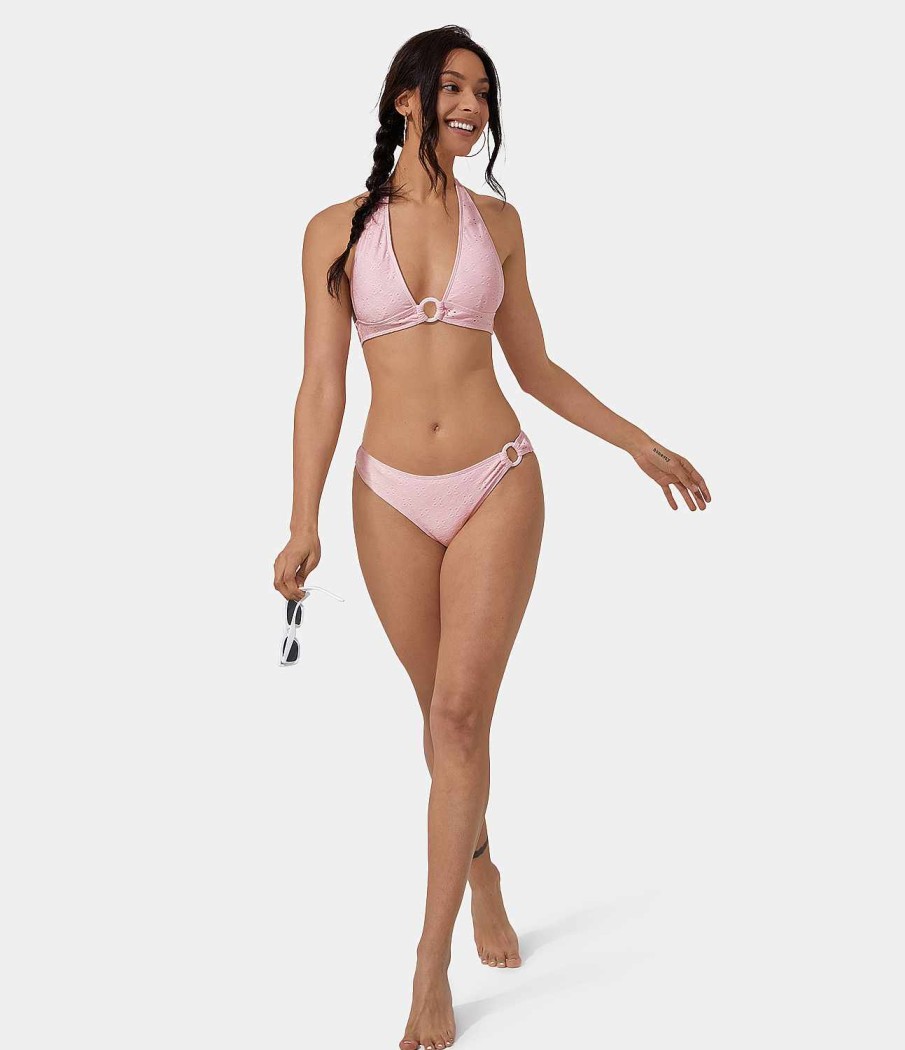 Kleidung HALARA | Solide Jacquard-Bikinihose