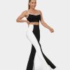 Leggings HALARA | Hoch Taillierte, Bauchkontrollierende, Lassige Leggings Mit Geteiltem Saum Und Farbblock-Flare