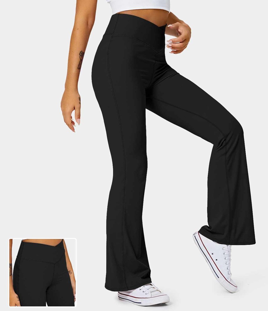 Leggings HALARA | Crossover-Flare-Yoga-Leggings Mit Hoher Taille