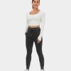 Leggings HALARA | Halaramagic Freizeitjeans Aus Gewaschenem, Dehnbarem Strick Mit Hohem Bund Und Kordelzug Und Seitentaschen