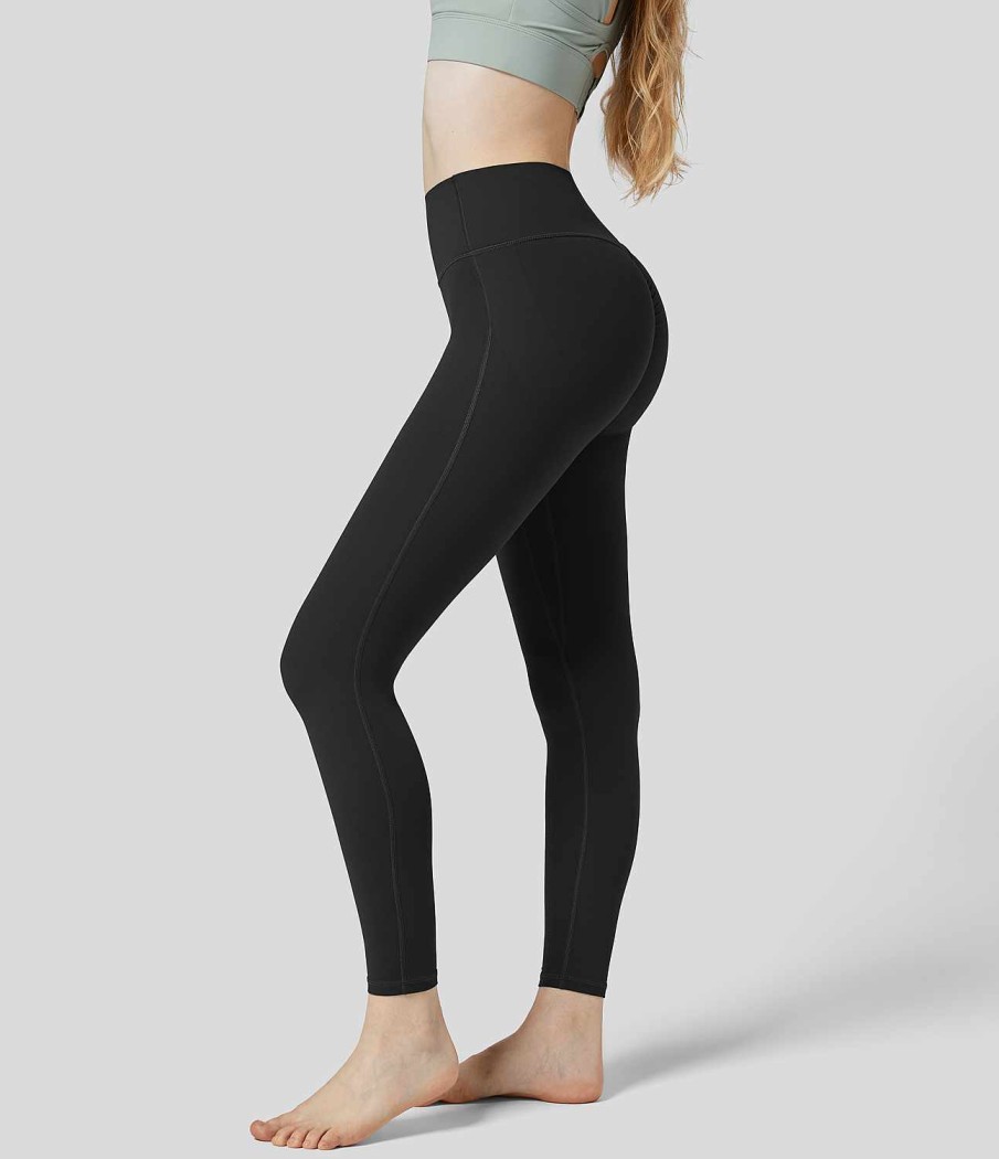 Leggings HALARA | Ultrasculpt Yoga-7/8-Leggings Mit Hoher Taille, Geruscht, Bauchkontrolle Und Po-Lifting