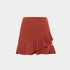 Rocke Und Skorts HALARA | Alltagstauglicher 2-In-1-Tennisrock Mit Hoher Taille, Umwickelten Ruschen Und Seitentaschen